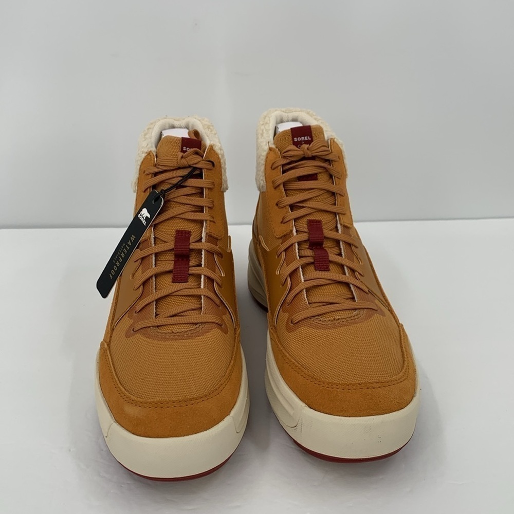 Sorel x Calia Out n About ONA mid sneaker boots winter waterproof Gold new 9.5 - Picture 4 of 7